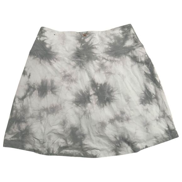 Victoria's Secret PINK Skort Active High Waist Crossover Gray Tie Dye L Skirt - Picture 2 of 9